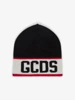 Beanie in Maglia Con Logo a Fascia GCDS (2)