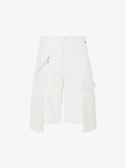 Bermuda Ultracargo in Cotone OffWhite Gcds (4)