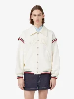 Bomber in Jersey Con Logo GCDS (2)