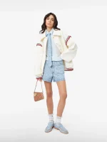 Bomber in Jersey Con Logo GCDS (3)