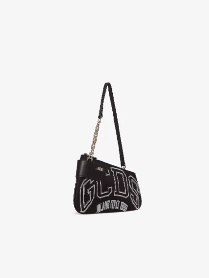 Borsa Comma Notte Logo Nero GCDS (4)
