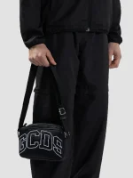 Borsa a Marsupio Con Logo Bianco (1)