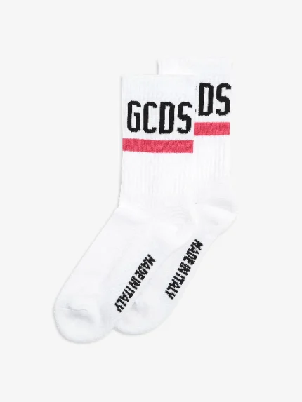 Calzini Con Logo Fucsia Gcds (2)