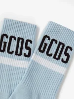 Calzini con Logo Azzurro Chiaro Gcds (1)