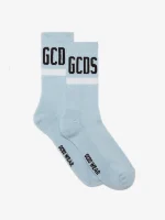 Calzini con Logo Azzurro Chiaro Gcds (3)