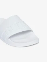 Ciabatte con Logo Bianco GCDS (3)