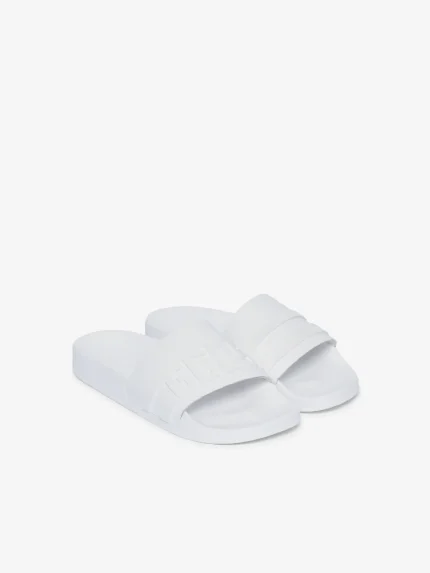 Ciabatte con Logo Bianco GCDS (4)