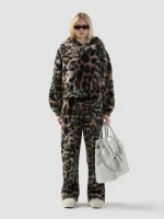 Felpa GCDS Con Cappuccio Animalier (4)