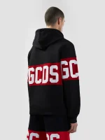 Felpa GCDS Con Cappuccio Con Logo a Fascia (1)