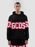 Felpa GCDS Con Cappuccio Con Logo a Fascia (3)