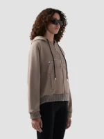 Felpa GCDS Con Cappuccio E Full Zip Con Maniche Raglan E Logo (3)