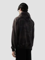 Felpa GCDS Con Cappuccio E Zip Effetto Scolorito (1)