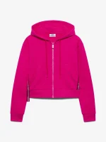 Felpa GCDS Con Cappuccio Full Zip Con Bande Logo (4)