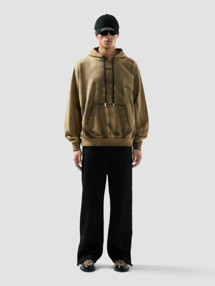 Felpa GCDS Con Cappuccio Solarizzata Con Logo Patch (5)