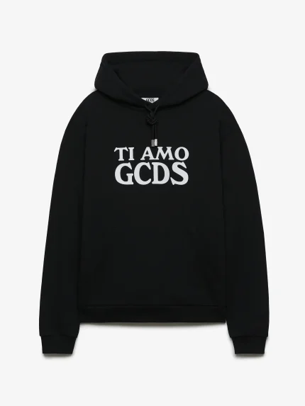 Felpa GCDS Con Cappuccio Ti Amo (1)