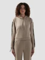 Felpa GCDS Con Cappuccio in Scuba Con Bande Logo (3)