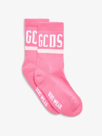 Fucsia Calzini con Logo Gcds (3)