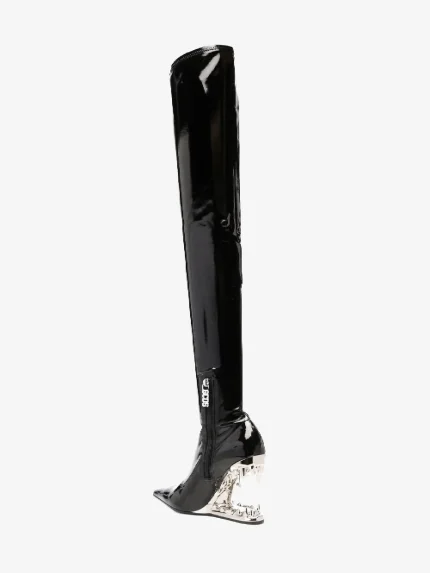 GCDS Morso Vinyl Boots Nero (1)