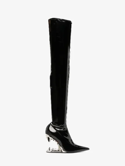 GCDS Morso Vinyl Boots Nero (2)