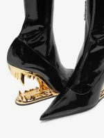 GCDS Morso Vinyl Nero Boots (2)