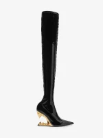 GCDS Morso Vinyl Nero Boots (4)