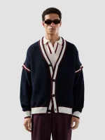 Maglia GCDS Cardigan College Logo Lounge (4)