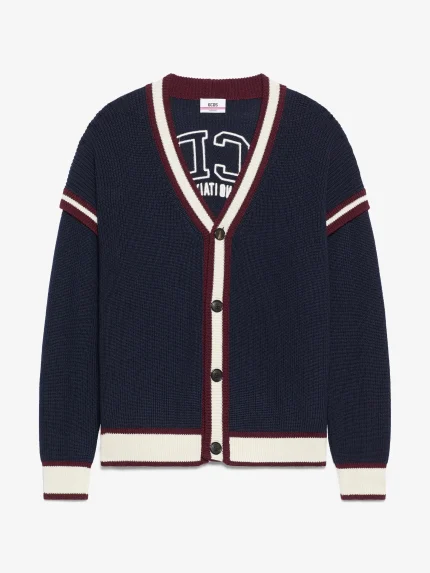 Maglia GCDS Cardigan College Logo Lounge (5)