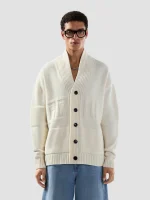 Maglia GCDS Cardigan Con Bottoni E Logo (3)