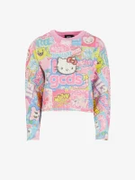 Maglia GCDS Cropped Con Stampa Hello Kitty Kawaii (5)