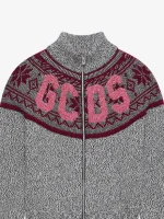 Maglia GCDS Dolcevita Da Neve Con Full Zip (1)