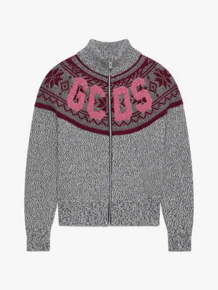 Maglia GCDS Dolcevita Da Neve Con Full Zip (2)