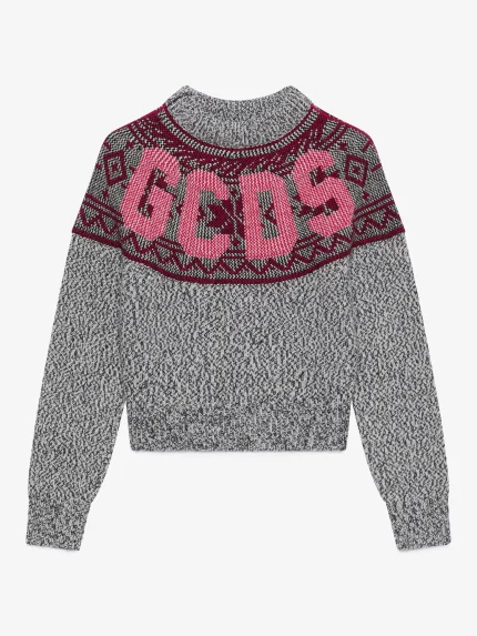 Maglia GCDS Maglione Da Neve Grigio (2)