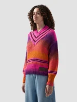 Maglia GCDS Maglione Dégradé Stile College (2)