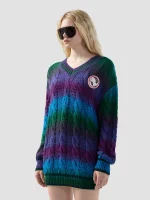 Maglia GCDS Maglione Intrecciato Dégradé (2)