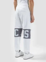 Pantaloni Tuta Band Logo Bianco GCDS (2)