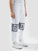 Pantaloni Tuta Band Logo Bianco GCDS (3)