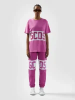 Pantaloni Tuta Band Logo Fucsia GCDS (4)