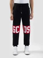 Pantaloni Tuta Band Logo Nero GCDS (3)