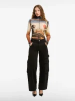Pantaloni Ultracargo Nero GCDS (4)