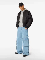Pantaloni Ultracargo in Denim GCDS (4)