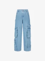 Pantaloni Ultracargo in Denim GCDS (5)