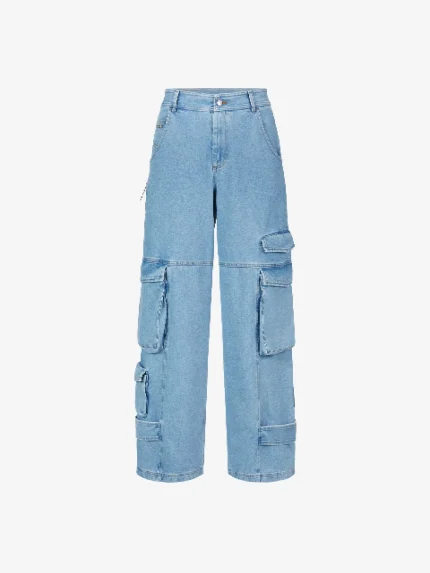 Pantaloni Ultracargo in Denim GCDS (5)