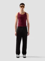 Pantaloni in Denim Trattato Spruzzato GCDS (4)
