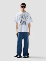Pantaloni in Denim a Strati Loose Fit GCDS (5)