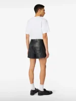 Pantaloni in Pelle Gcds (1)