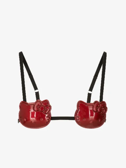 Reggiseno Kitty Cups Bordeaux GCDS