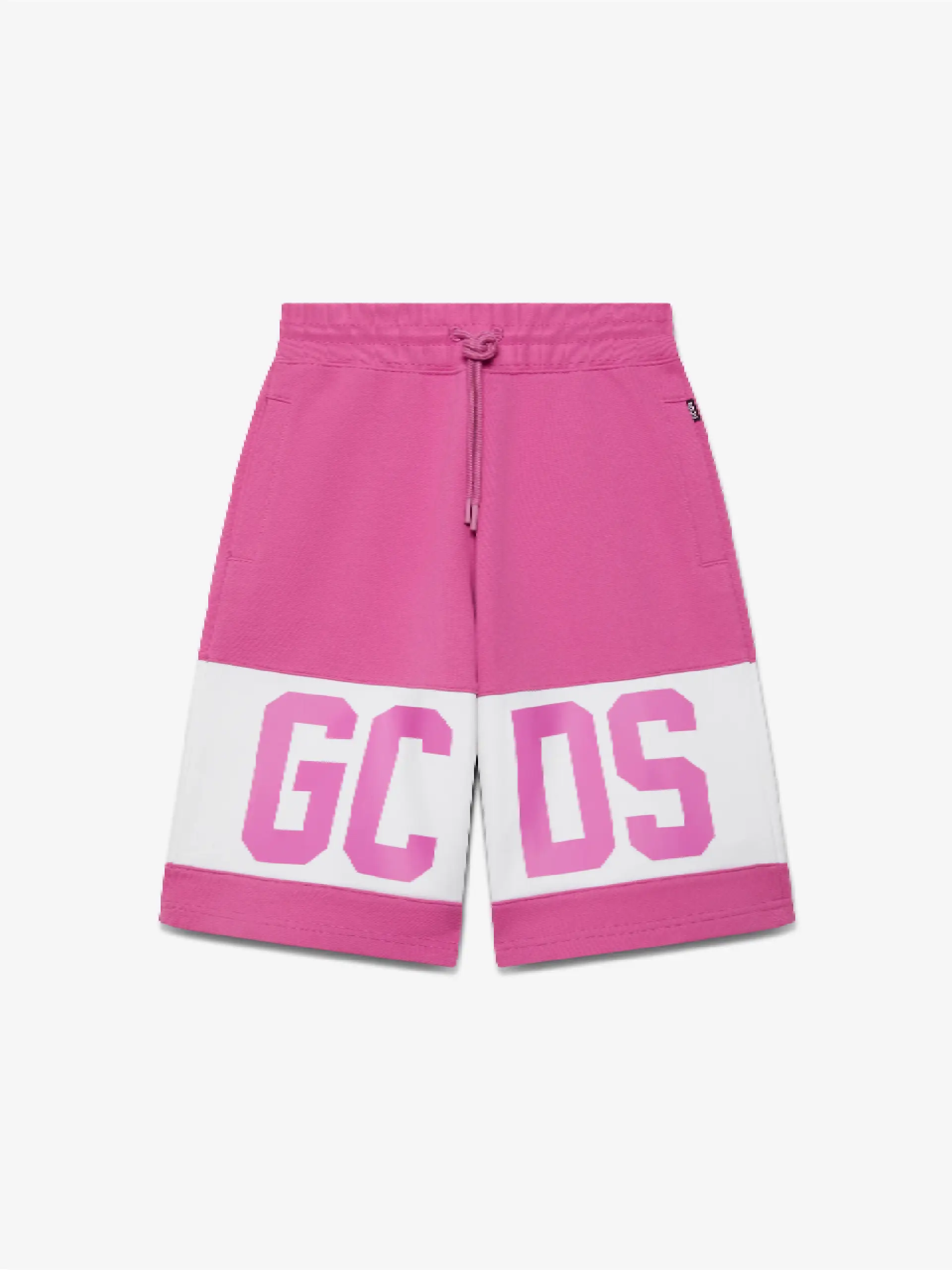 Shorts Tuta Con Band Logo Fucsia Gcds (4) Shorts Tuta Con Band Logo Fucsia Gcds (4)