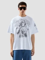 T Shirt Con Stampa Gotica Bianco Gcds (3)