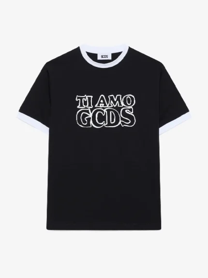 T Shirt Logo Ti Amo Gcds Outlined (2)