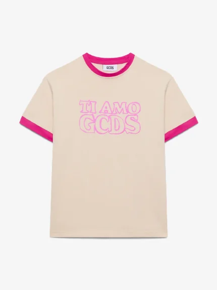 T Shirt Logo Ti Amo Gcds Outlined Gcds (5)